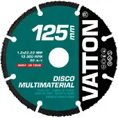 Vatton 125 Mm Multimateriaal Doorslijpschijf