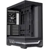 Einarex EXCS-PR-800C-B, Midi-tower, PC, Zwart, ATX, Micro ATX, Mini-ITX, Staal, Gehard glas, Gaming