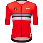 Santini - UCI World Champion Jersey - Fietsshirt XS, rood