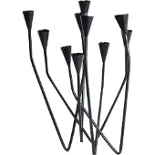 Beliani MATOSINHOS - Kaarshouder - Zwart - IJzer