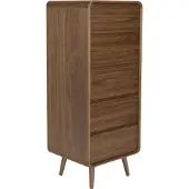 Zuiver Rise Kast| Ladekast Hout Walnoot - Bruin
