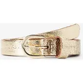 Sissy-Boy Gouden riem met goudkleurige gesp | Maat: 85