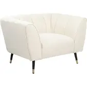 Beliani ORSTA - Fauteuil - Lichtbeige - Polyester