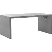 Beliani TARANTO - Tuintafel - Grijs - 90 x 180 cm - Vezelcement