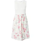 Vila Jurk 'VIJAS' lichtgroen / rosa / pastelrood / wit
