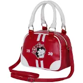 KARACTERMANIA Betty Boop Varsity Bowling Fashion Bag Rood Kinderen