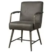 Tower Living Belmonte Armstoel - fabric Cherokee 1 grey