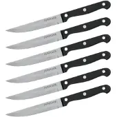 Nirosta Set van 6 Mega steakmessen 21 cm