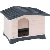 Ferplast Lodge 90 88x72x66 Cm Hondenhok Van Hars/hout Voor Buiten