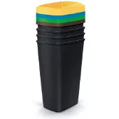 Keden Compacta Q 39x29x79 Cm Recyclebak 4 Eenheden