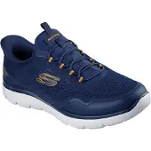 SKECHERS Heren Summits Slip In Sneakers Marine