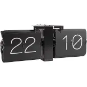 Karlsson No Case Flipklok | 36x14x8.5cm | Zwart