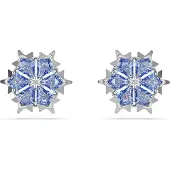Swarovski - Dames Oorbellen - Blauw & Zilver