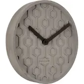 Karlsson wandklok honeycomb donker