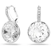 Swarovski Oorbellen 'Millenia' zilver / transparant