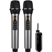 INF Draadloze microfoon in 2-pack / Bluetooth Reverb met Android-poortkabel