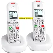 Alcatel Set van 2 Draadloze telefoons XL685 Duo Wit