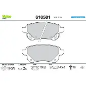 Valeo 610501 Remblokken