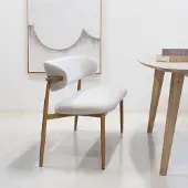Giga Meubel Eetkamerbank Alexia Beige/Naturel 200cm