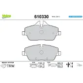 Valeo 610330 Remblokken