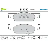 Valeo 610389 Remblokken