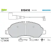 Valeo 610416 Remblokken