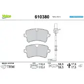 Valeo 610380 Remblokken