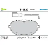 Valeo 610522 Remblokken