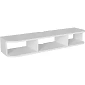 En.casa Tv-meubel Oundsvas zwevend wit 120x30x19 cm []