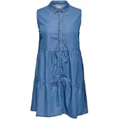 ONLY Carbea Korte Jurk Dames Blauw 50