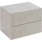 En.casa Nachtkastje zwevend Ampfing 40x29x30 cm betonkleurig licht []