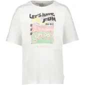 Garcia A34402 Short Sleeve T-shirt Wit 4-5 Years Meisje