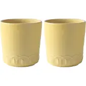PotteryJo Tulipa beker 20 cl 2-pack Pale Moon