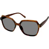 Vista Bonita MIRA – Zonneleesbril UV400 – Sterkte +0.50 – Kleur Amber Dawn – Oversized model - lichtgewicht montuur – Goede pasvorm – Met flexveren - Inclusief etui en doekje