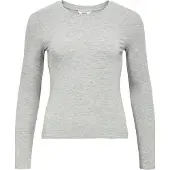 Object Shirt 'OBJZOFIA SLI' grijs gemêleerd