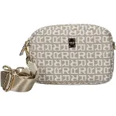Replay Schoudertas beige / wit