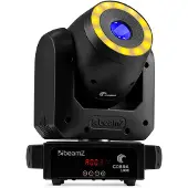 Beamz Cobra 100R spot 100 Watt Moving Head met RGB LED Ring