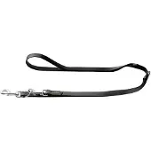Hunter - Adjustable Leash Convenience - Hondenriem Länge max. 200 cm - Breite 2,0 cm, zwart