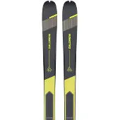 Salomon - Toerski's - Mtn 84 Pure Rainy/Lime 2024 voor Heren van Hout - Maat 156 cm - Grijs