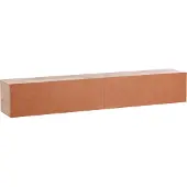 Beliani GLADSTONE - Wandgemonteerd TV-meubel - Rood - 180 cm - Vezelplaat