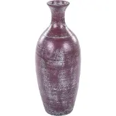 Beliani KARDIA - Decoratieve vaas - Bruin - Terracotta