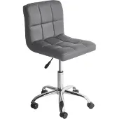 Beliani MARION - Bureaustoel - Grijs - Polyester