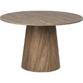 Beliani OYEN - Eettafel - Natuurlijk - 120 cm - MDF