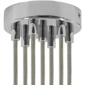 Creative Cables Krm576fcrterm Metalen Cilindrische Lamp Plafondrozet Kit