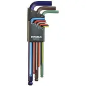 Bondhus Colorguard Inbussleutelset 1.5-10 Mm 9 Stukken