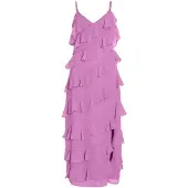 Vila Viluna Bandje Maxi Jurk 38 EU dames