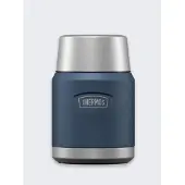 Thermos Icon 470ml - Blauwe Voedselfles met Lepel & Mok