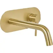 Beliani GUAIBA - Wandgemonteerde mengkraan - Goud - Messing