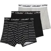 Jack & jones Junior Onderbroek 'JACSOHO' grijs gemêleerd / zwart / wit