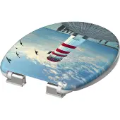 Schutte Duroplast WC-bril LIGHTHOUSE met soft-close 82149